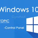 control panel windows 10