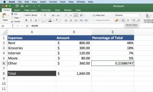 Formula for Percentage of Total in Excel - Learn Microsoft Excel