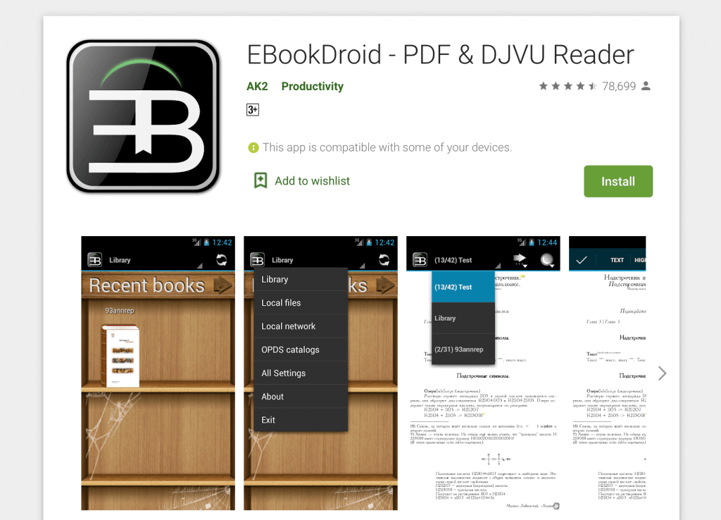 best pdf reader for android to study